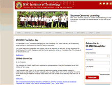 Tablet Screenshot of msc.edu.ph